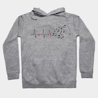 Musical pulse Hoodie